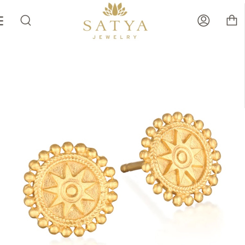 Satya Mandala Limitless Stud Earrings, NWT